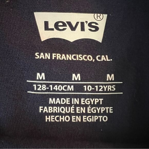 Levi’s Navy blue LONG SLEEVE top NWT 🏷️ Sz M (10-12) girls - Picture 6 of 11